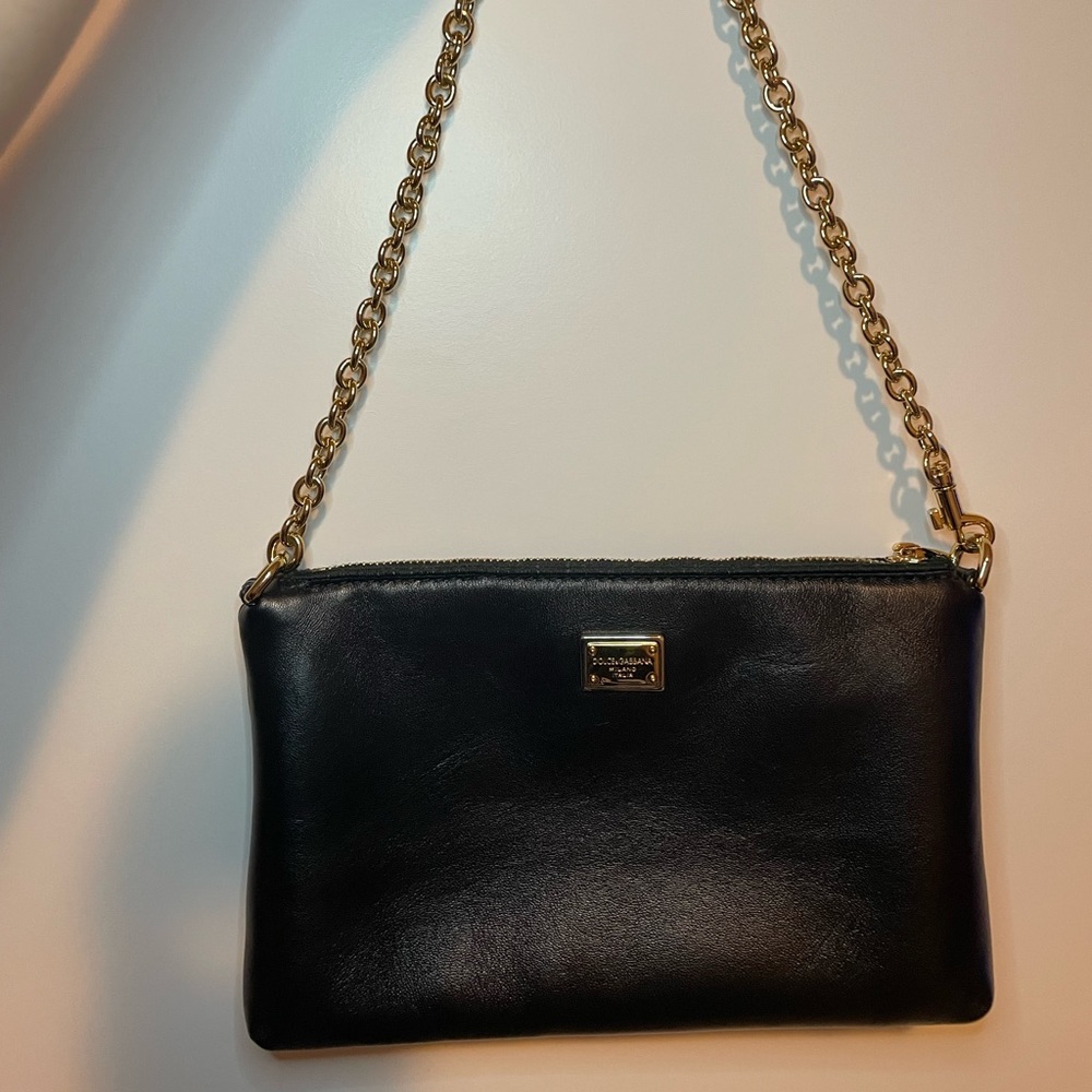 Dolce & Gabbana Black Microbag Intaligo